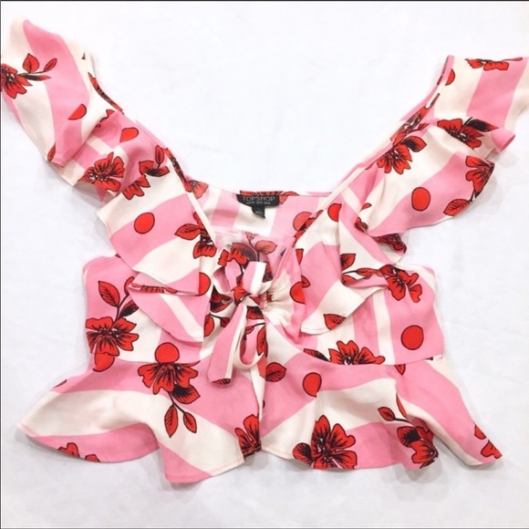 Topshop Tops - Top shop ruffle top